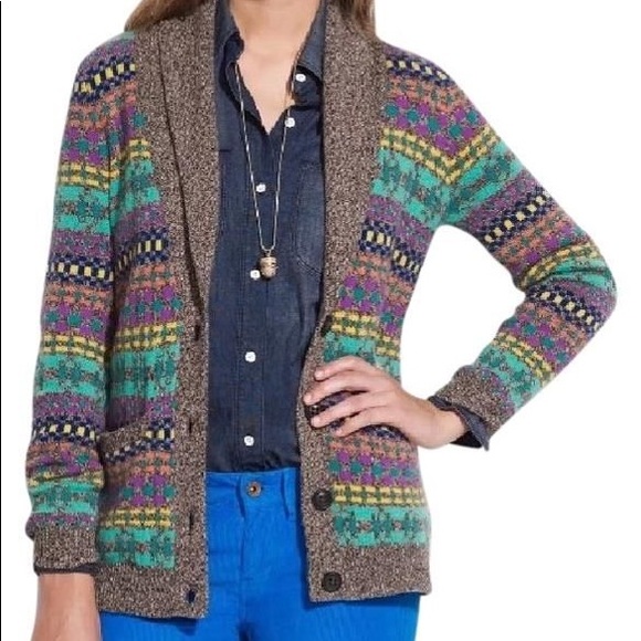 Madewell Sweaters - Madewell Wallace Wool Drape Collar Cardigan